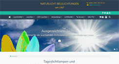 Desktop Screenshot of naturlicht.de